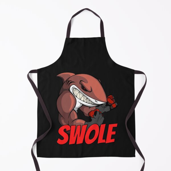 Item preview, Swole Shark loves to Train Hard designed and sold by mkzmerch.