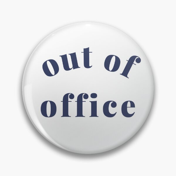 Item preview, Out of Office Slogan Design. Funny Working From Home Quote. Going on Vacation make sure to put your Out of Office On. Navy Blue designed and sold by That Cheeky Tee.