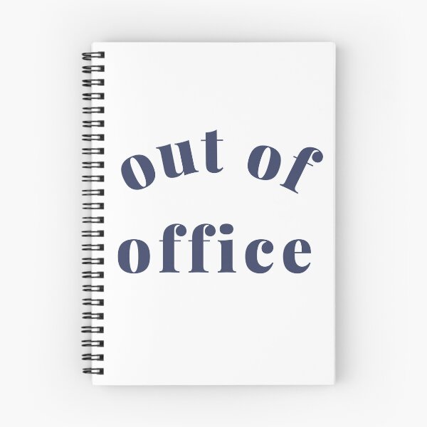 Item preview, Out of Office Slogan Design. Funny Working From Home Quote. Going on Vacation make sure to put your Out of Office On. Navy Blue designed and sold by That Cheeky Tee.
