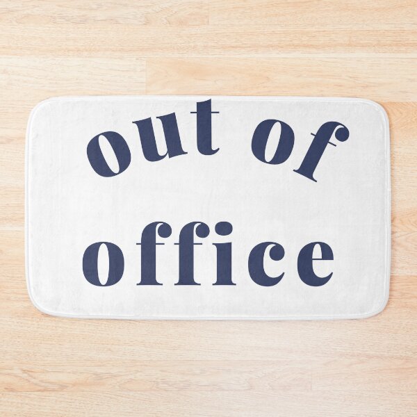 Item preview, Out of Office Slogan Design. Funny Working From Home Quote. Going on Vacation make sure to put your Out of Office On. Navy Blue designed and sold by That Cheeky Tee.