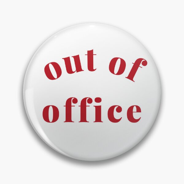 Item preview, Out of Office Slogan Design. Funny Working From Home Quote. Going on Vacation make sure to put your Out of Office On. Red designed and sold by That Cheeky Tee.