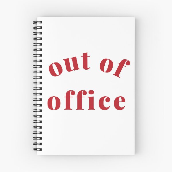 Item preview, Out of Office Slogan Design. Funny Working From Home Quote. Going on Vacation make sure to put your Out of Office On. Red designed and sold by That Cheeky Tee.
