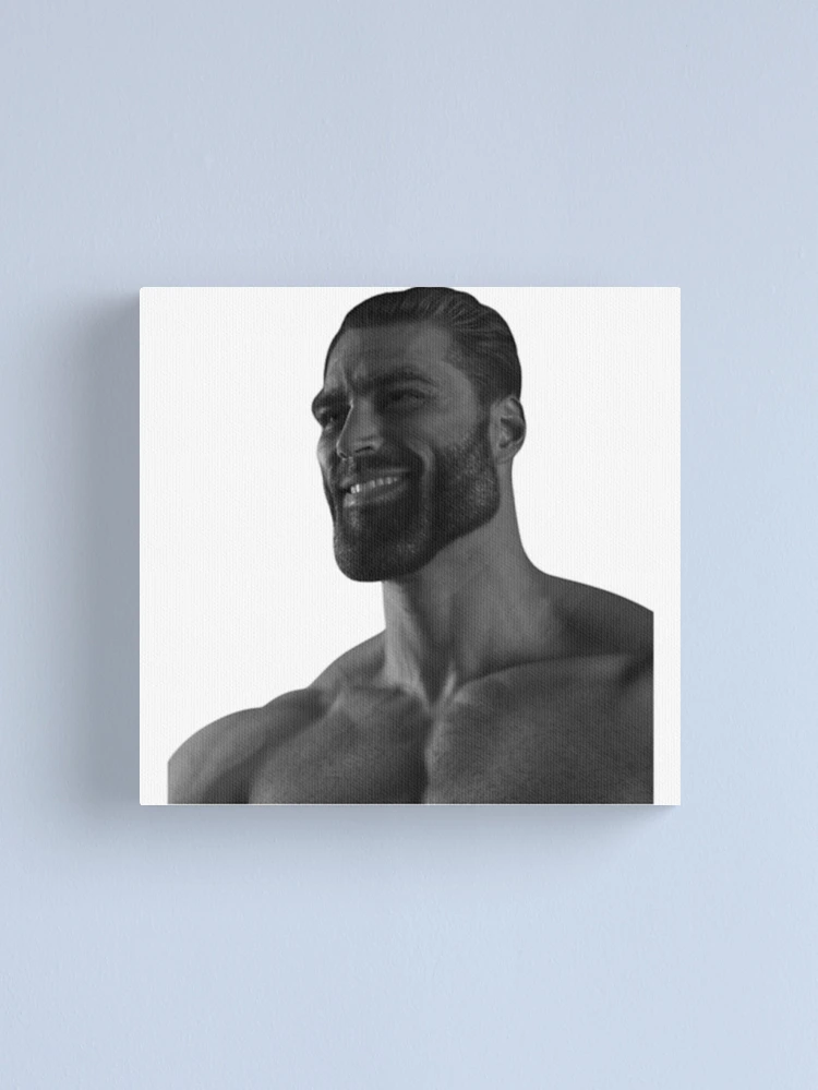 Giga Chad Meme , Fun Canvas Posters and Prints Canvases Painting