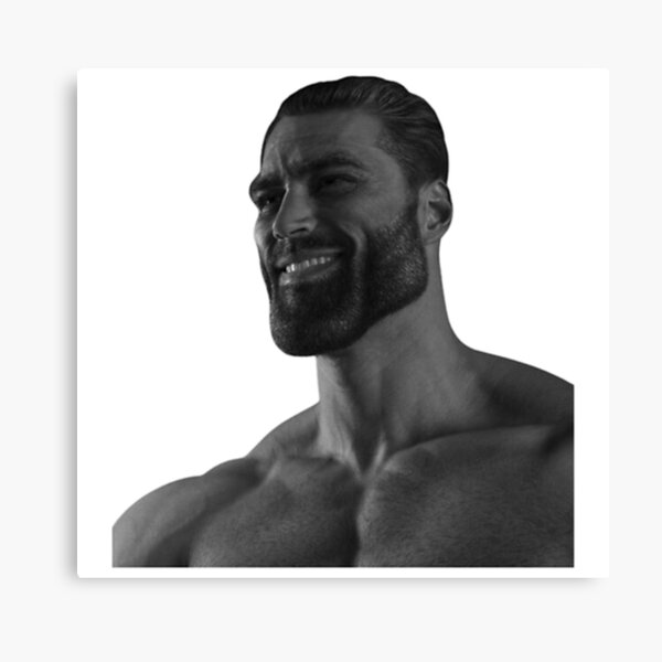 Giga Chad Impression sur toile