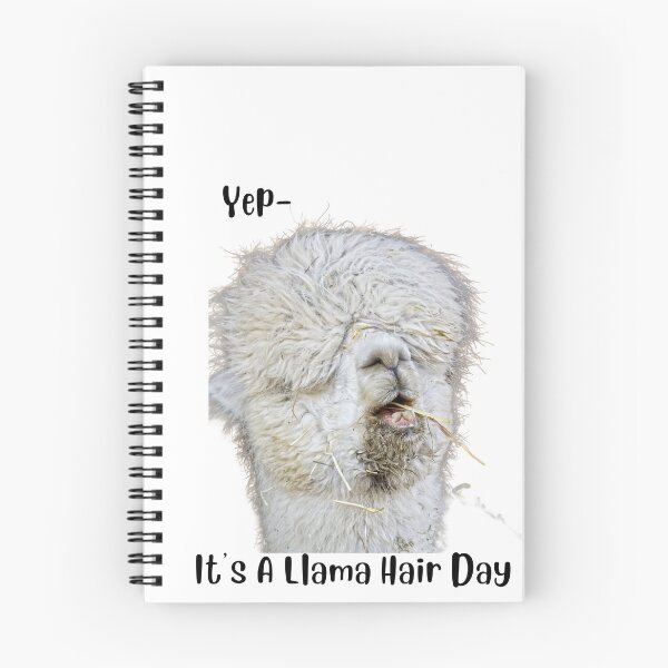 Item preview, Llama hair day designed and sold by BeeGeesDesigns.