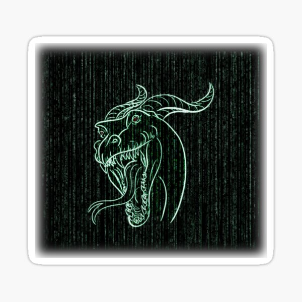 Wyrm in the Shell Sticker