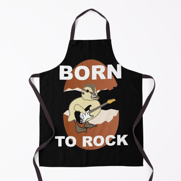 Item preview, Duck Born to Rock designed and sold by Grepthor.