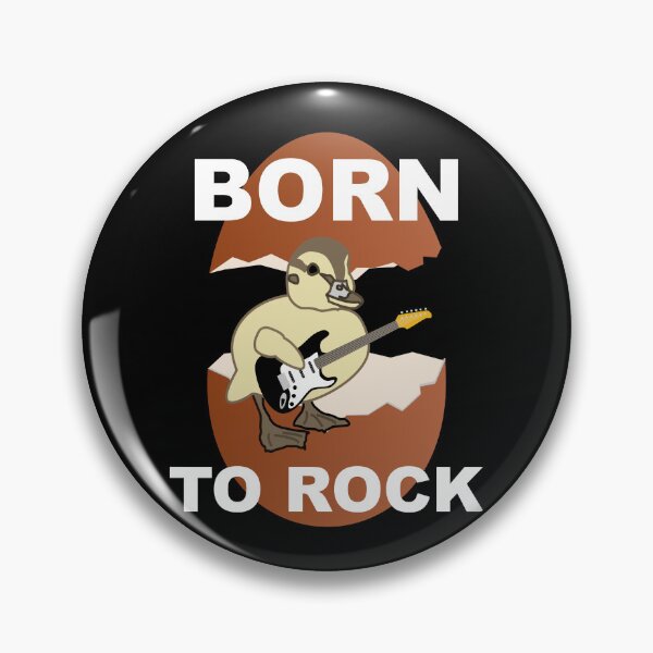 Item preview, Duck Born to Rock designed and sold by Grepthor.