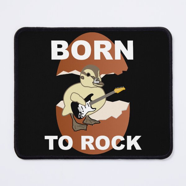 Item preview, Duck Born to Rock designed and sold by Grepthor.