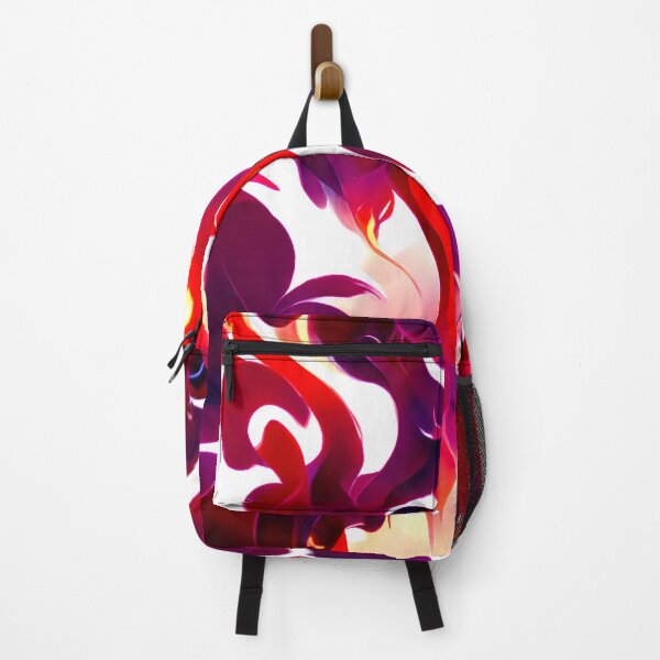 Item preview, Red Fire Tower Fluid Abstract Pattern designed and sold by nelloryn.