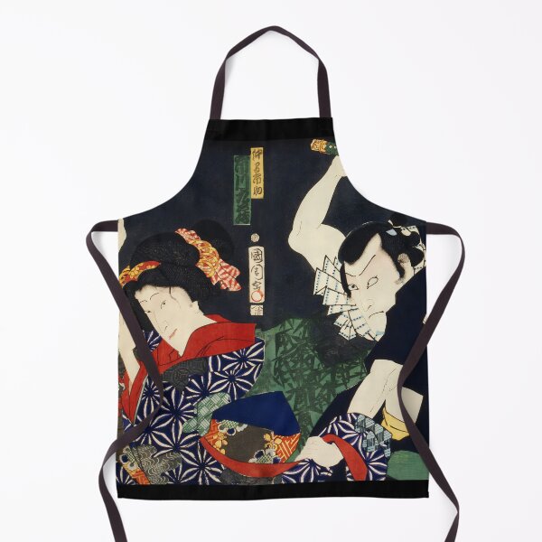 Item preview, Portraits an Actors by Toyohara Kunichika - Japanese woodblock designed and sold by TeeARTHY.
