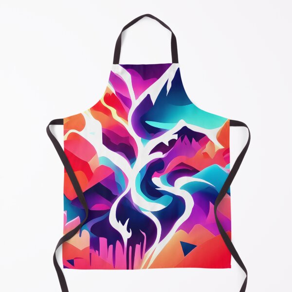 Item preview, Volcanic Violet Storm Neon Abstract Pattern designed and sold by nelloryn.