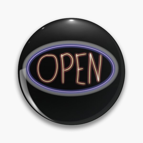 Item preview, open neon sign designed and sold by Budibabe.