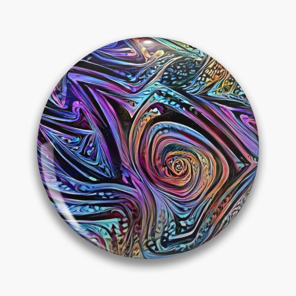 Item preview, Trippy Warped Triangles Abstract in Cool Colors designed and sold by ittybittyowl.