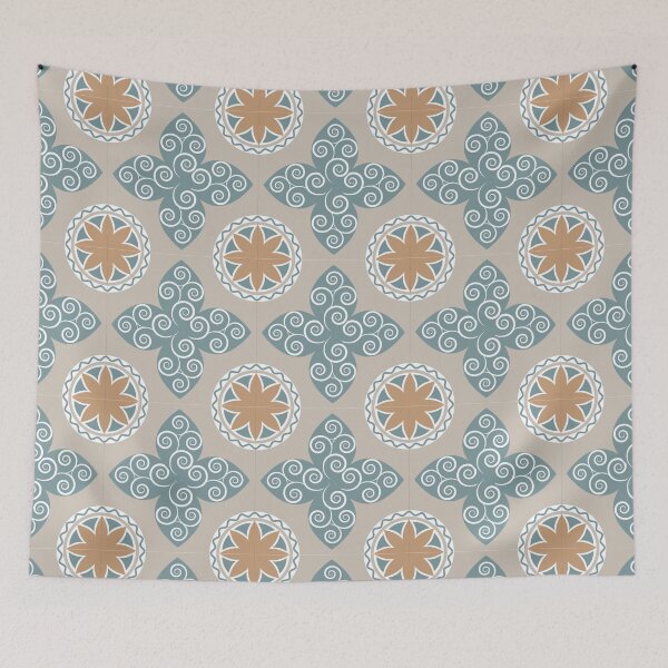 Item preview, Ornate Ornamental Tile Mosaic Ethnic Exotic Tribal Abstract  designed and sold by StudioAkubi.