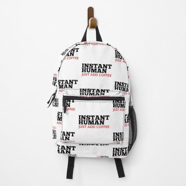 Item preview, Instant Human Just Add Coffee. Funny Coffee Lover Gift. Black and Red designed and sold by That Cheeky Tee.