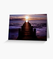 Jetty Lines Greeting Card