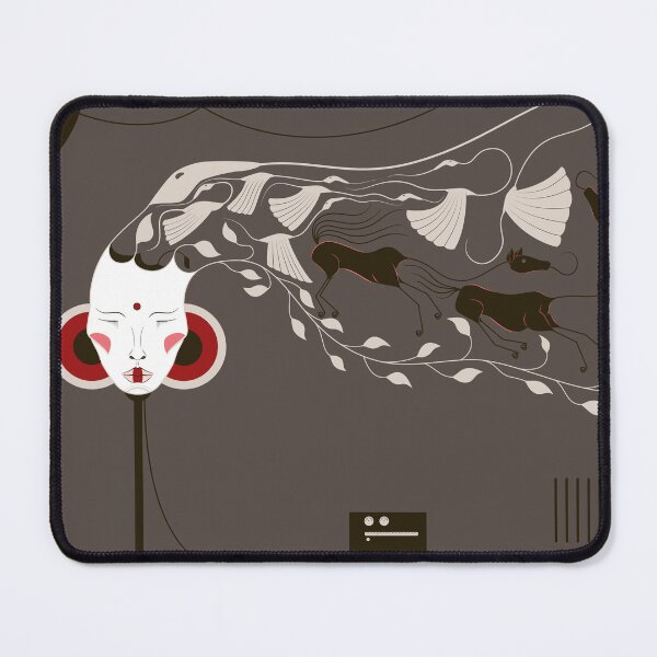 Item preview, Nature of a dream - Asian girl and fantasy stylised animals designed and sold by CalMaArt.