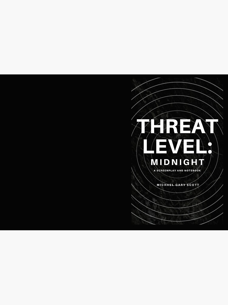 Threat Level Midnight - Notebook Hardcover Journal for Sale by Cultoora