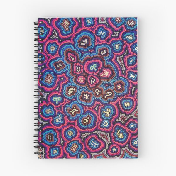 Item preview, Zen Doodle Astrology Pink Night designed and sold by Sarah Kurdila.