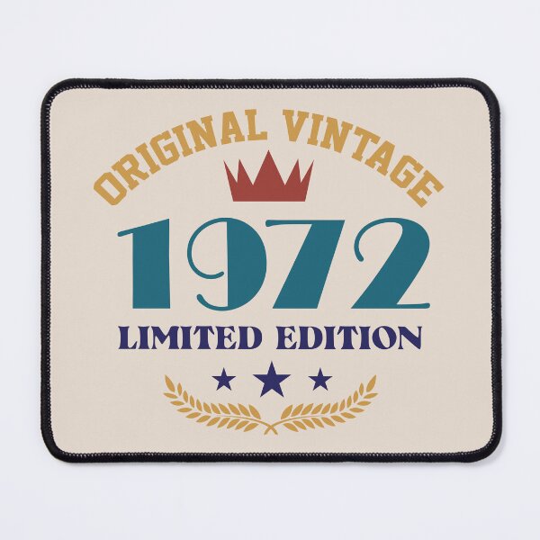 Item preview, Original Vintage 1972 Birthyear Limited Edition Typography designed and sold by bolimj.