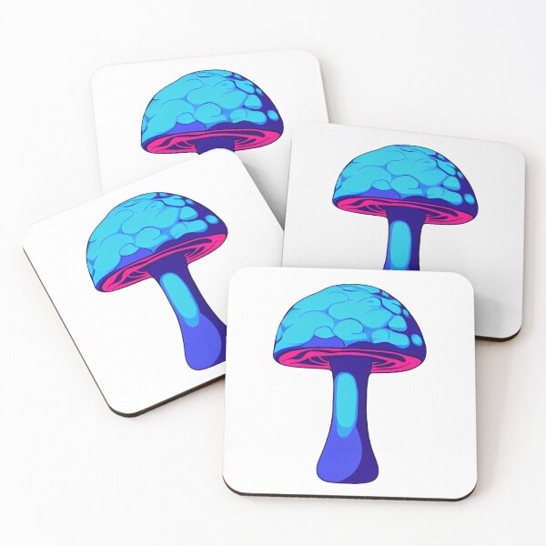 Artikelvorschau, Blauer psychedelischer Pilz entworfen und verkauft von mzchu.