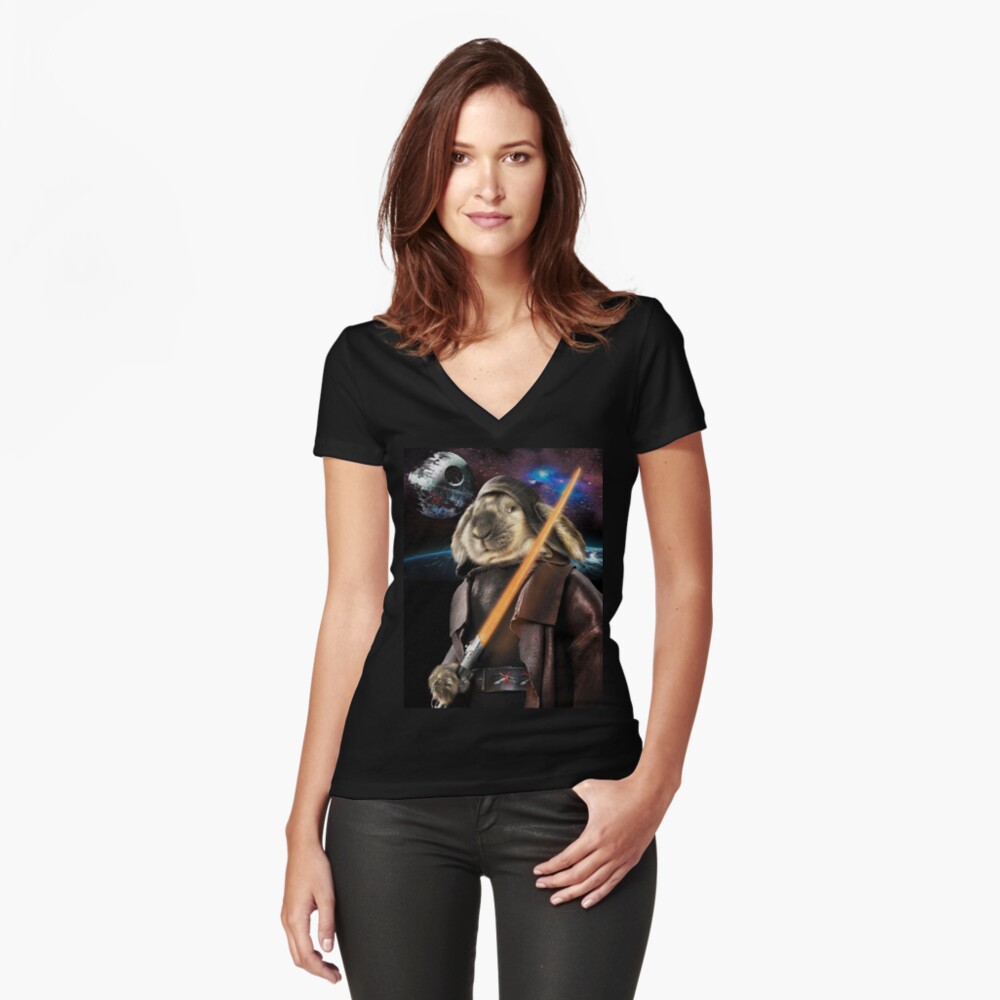 Item preview, Fitted V-Neck T-Shirt designed and sold by carpo17.