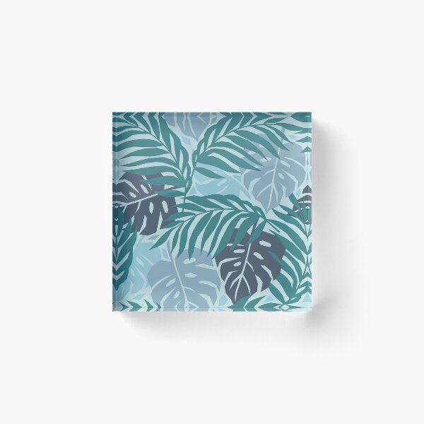 Item preview, Monstera Leafs Pattern, Monstera and Palm Leaves Pattern, Pastel Colors designed and sold by graphic-genie.