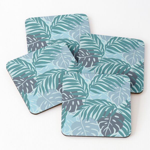Item preview, Monstera Leafs Pattern, Monstera and Palm Leaves Pattern, Pastel Colors designed and sold by graphic-genie.