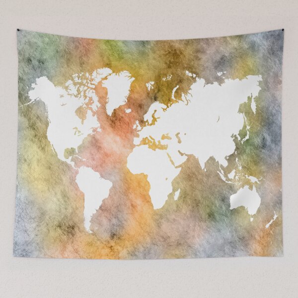 Item preview, Design 63 world map designed and sold by artbylucie.
