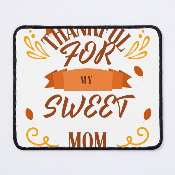 Item preview, One thankful mom; cool design for thanksgiving as gift for the family; thankful mom designed and sold by JM INSPIRES.
