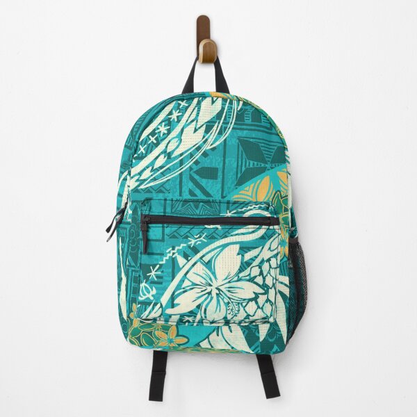 Item preview, Vintage Teal Tribal Hawaiian - Samoan - Polynesian Teal Tribal Print designed and sold by sunnthreads.