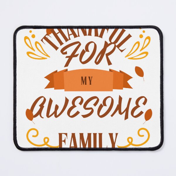 Item preview, One thankful family; cool design for thanksgiving as gift for the family designed and sold by JM INSPIRES.