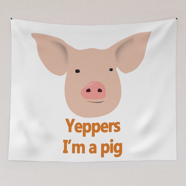Aperçu de l'œuvre Yeppers, je suis un cochon créée et vendue par Purrnickerty.