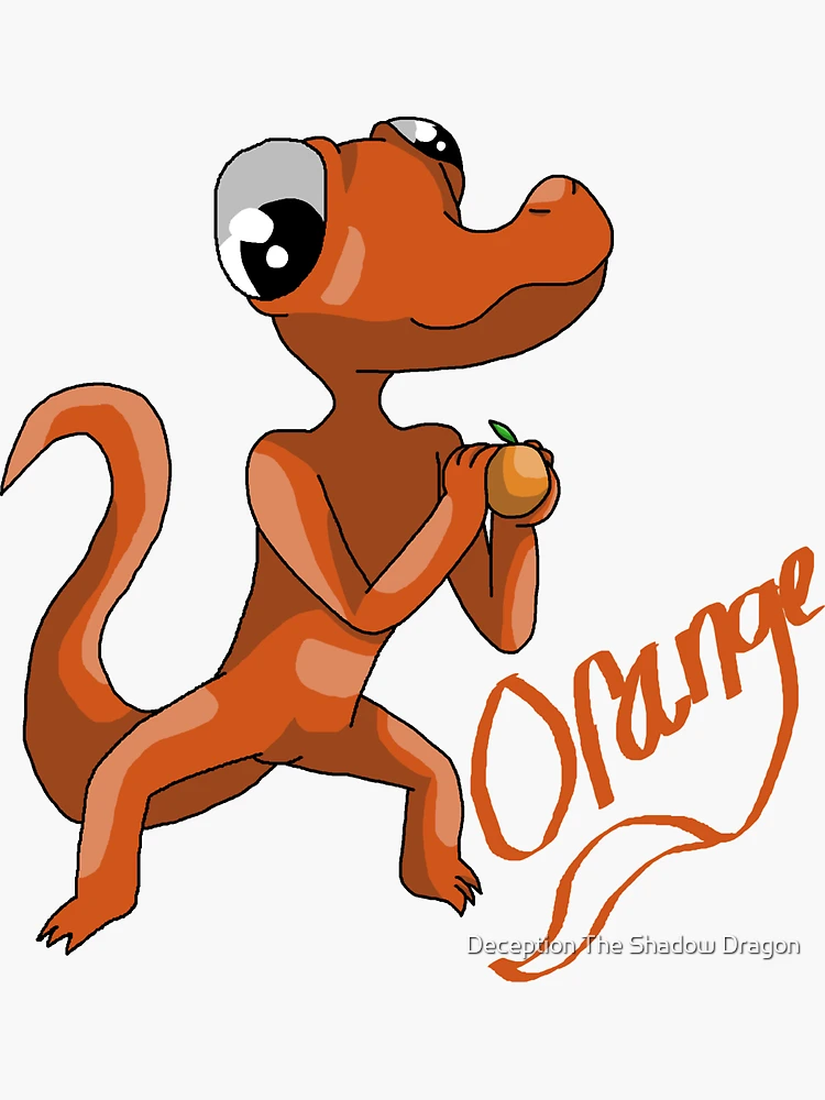 Orange X Yellow Mistletoe (Rainbow Friends) Sticker for Sale by Deception  The Shadow Dragon