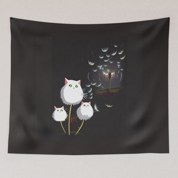 Item preview, Dandelion Cat-Fluorescent designed and sold by zheworkstudio.