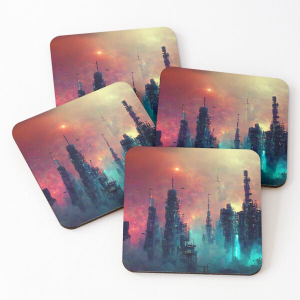 Item preview, Psychedelic city designed and sold by Daramacus.