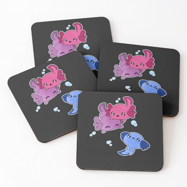 Item preview, Bisexual Axolotl LGBT Pride Flag designed and sold by Clara Hollins.
