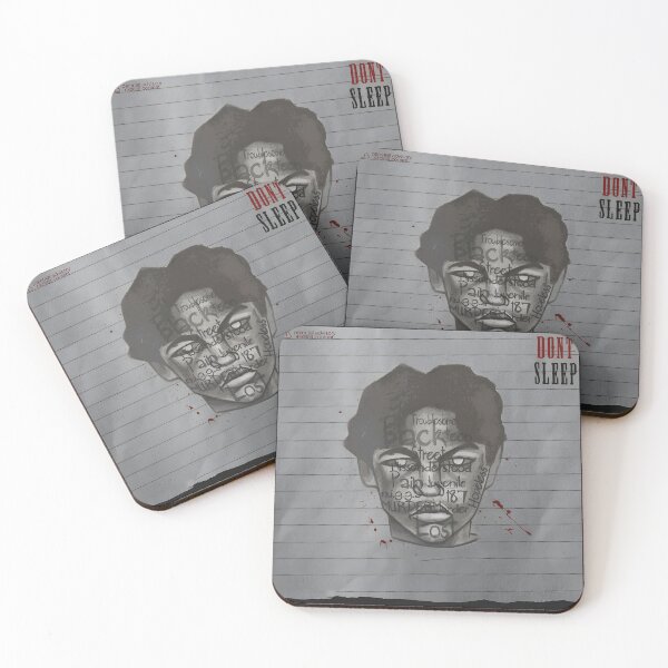 Item preview, DON'T SLEEP album drawing face designed and sold by KatrinHess.