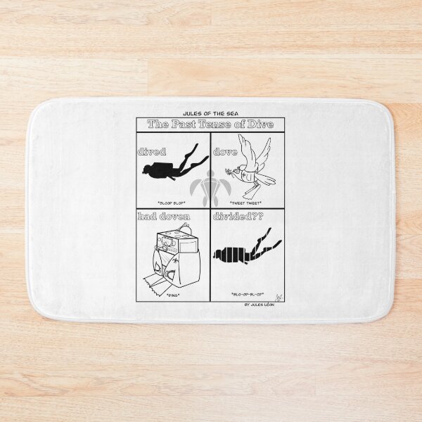 Item preview, The Past Tense of Dive designed and sold by JulesOfTheSea21.