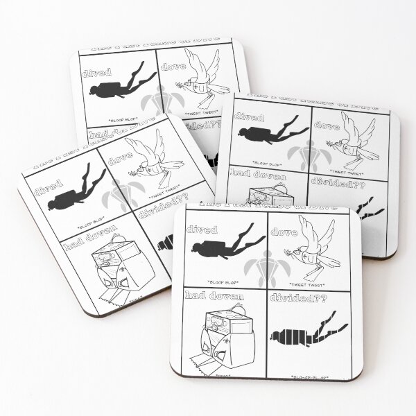 Item preview, The Past Tense of Dive designed and sold by JulesOfTheSea21.