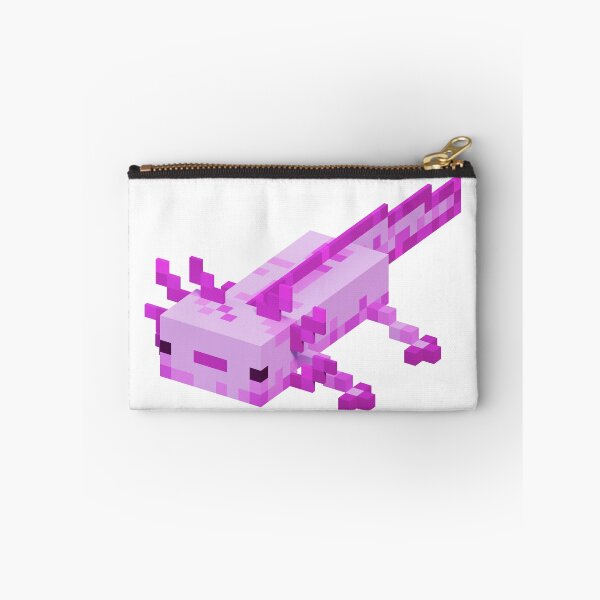 Item preview, Cute Pink Axolotl Kawaii Voxel 3d designed and sold by Si Pakne.