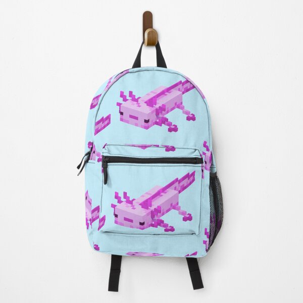 Item preview, Cute Pink Axolotl Kawaii Voxel 3d designed and sold by Si Pakne.