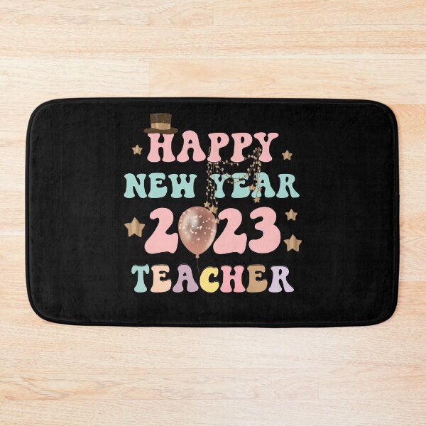Item preview, Happy New Year 2023 Teacher Glitter Pink Balloons designed and sold by Karry-Pat.
