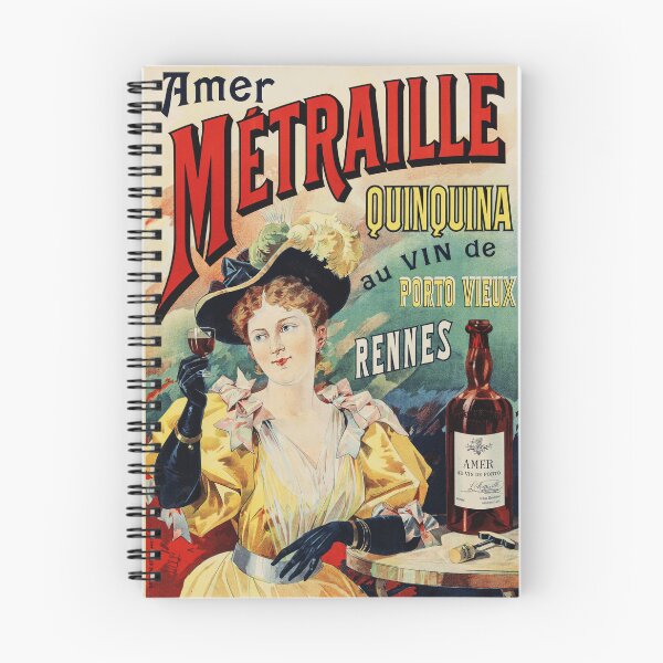 Item preview, AMER METRAILLE QUINQUINA Old French Liqueur Poster Advertising designed and sold by retroposters.