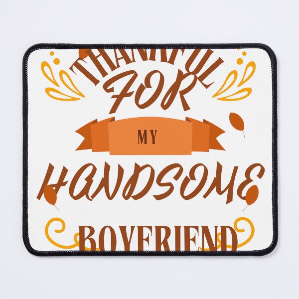 Item preview, One thankful boyfriend; cool design for thanksgiving as gift for the family, designed and sold by JM INSPIRES.
