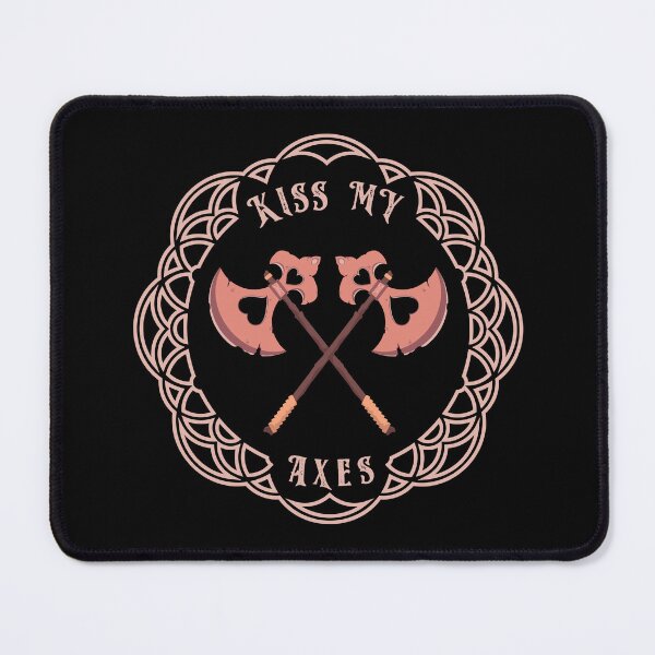 Item preview, Kiss My Axes designed and sold by LimeyJadeGear.
