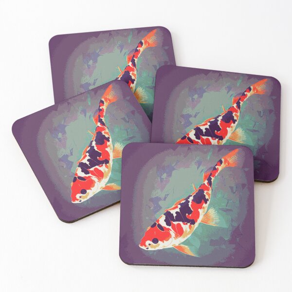 Item preview, Solitary Koi Fish Abstract designed and sold by Nonshape.