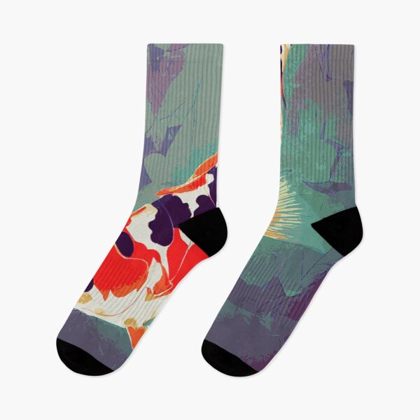 Item preview, Solitary Koi Fish Abstract designed and sold by Nonshape.