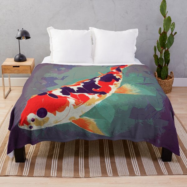 Item preview, Solitary Koi Fish Abstract designed and sold by Nonshape.